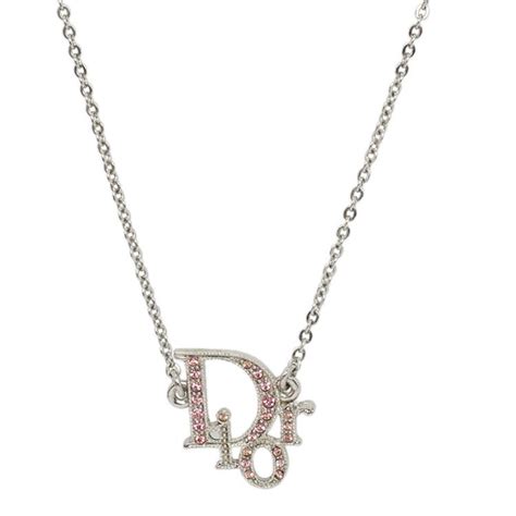 dior necklace pink